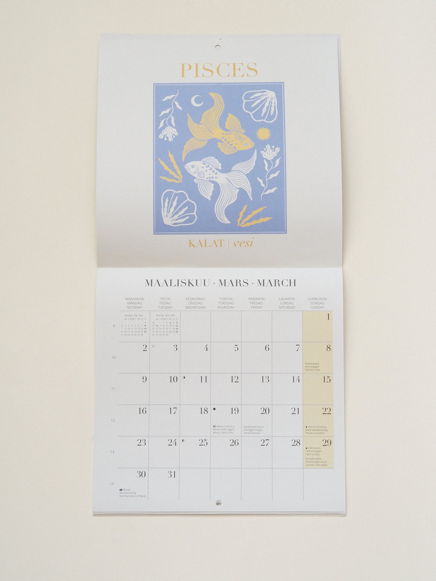 Wall calendar 2026