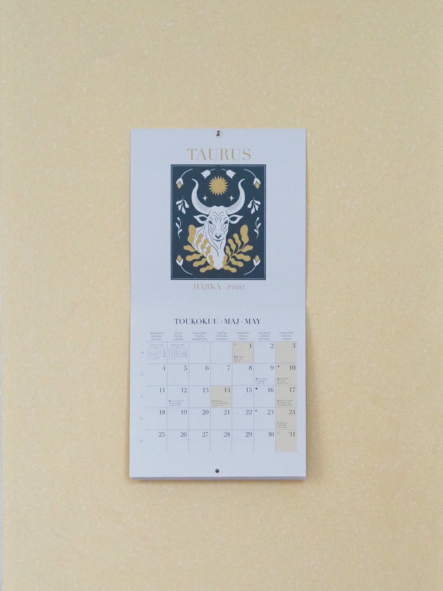 Wall calendar 2026
